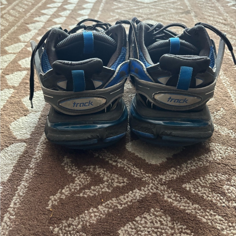 Blue & black Balenciaga tracks